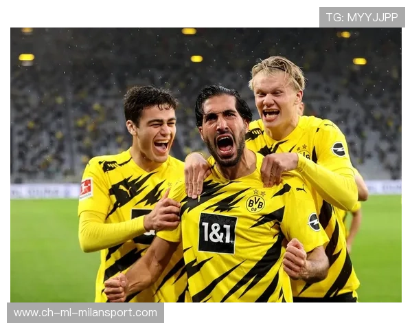 多特布兰特禁区混乱中抽射破门，黄黑军团掌控战局